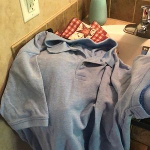Men’s blue collared shirt size L